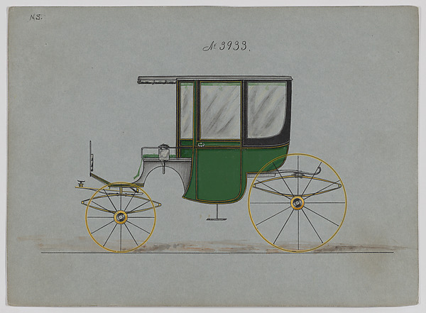 Design for 4 seat Rockaway, no. 3933