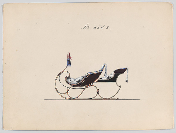 Sleigh with Rumble Seat # 3543 by Brewster & Co., The Metropolitan Museum of Art