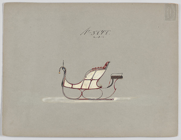 Sleigh with Rumble Seat # 3848 by Brewster & Co., The Metropolitan Museum of Art