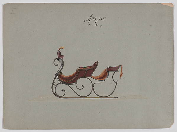 Design for Rumble Sleigh, no. 3735