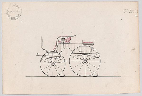 Design for T-Cart Phaeton, no. 3031a