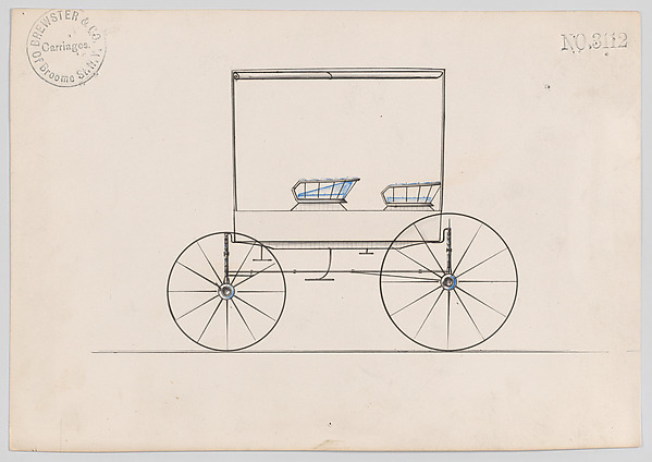Design for T-Cart, no. 3112 by Brewster & Co., The Metropolitan Museum of Art