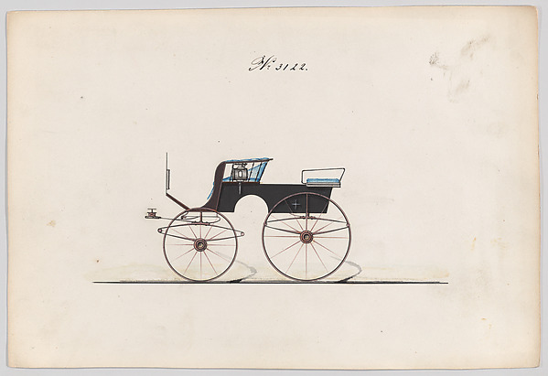 Design for T-Cart, no. 3122 by Brewster & Co., The Metropolitan Museum of Art