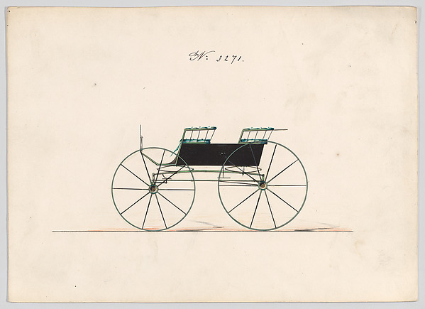 Design for 1/2 Spring Wagon, no. 3271