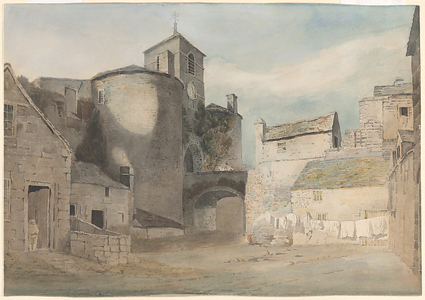 Fortified Entrance to a Welsh Town (East Gate of Caernarvon)