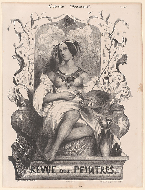 Title Page for the Revue de Peintres by Célestin Nanteuil, The Metropolitan Museum of Art