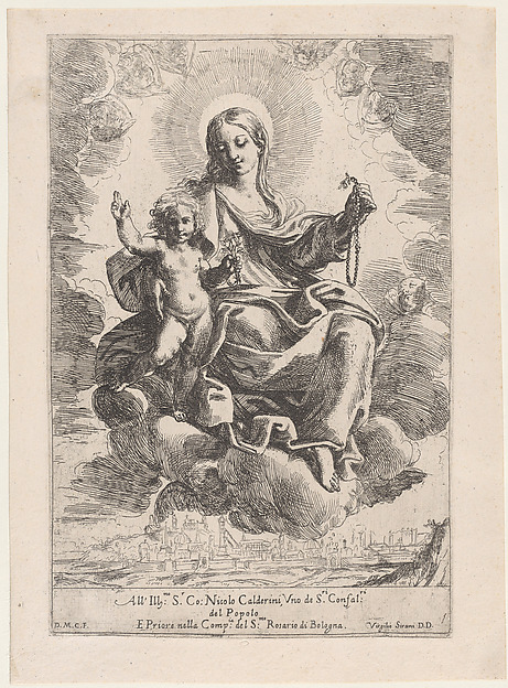 The Virgin of the Rosary by Domenico Maria Canuti