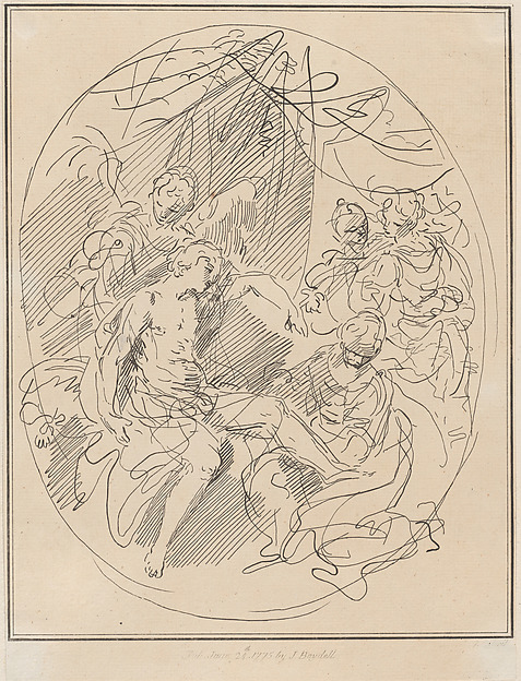 Mary Magdalene washing the feet of Christ by Giuseppe Canale