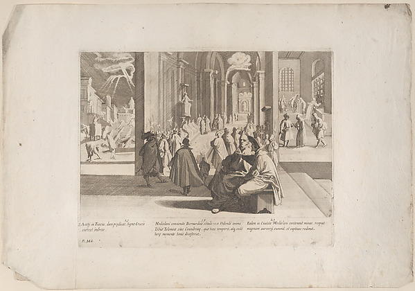 Episode 19: Saint Bernardino's cousin's soul appears to him at her death, while he is preaching; Episode 20: Saint Bernardino aids those held captive; Episode 21: Saint Bernardino reforms the wicked, from "The Life of Saint Bernardino of Siena"