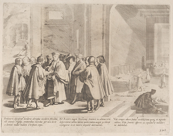 Episode 7: Sienese hospitals turn to the rector in desperation during an outbreak of disease; Episode 8: A terrible pestilence plagues Siena; Episode 9: Saint Bernardino withdraws to hold vigil and contemplate, from "The Life of Saint Bernardino of Siena"