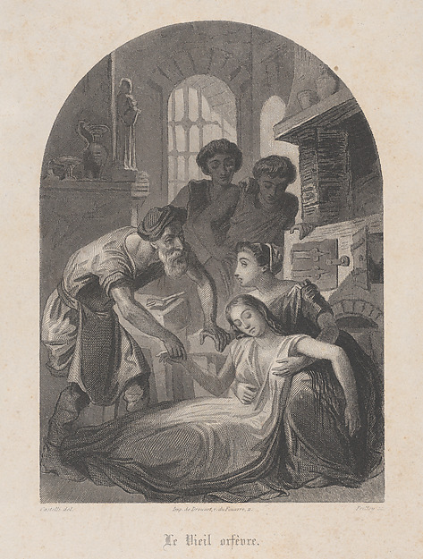 The elderly goldsmith (Le vieil orfèvre)
