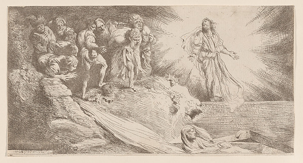 Resurrection of Lazarus by Salvatore Castiglione