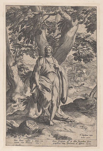 Saint John the Baptist in the wilderness by Anonymous