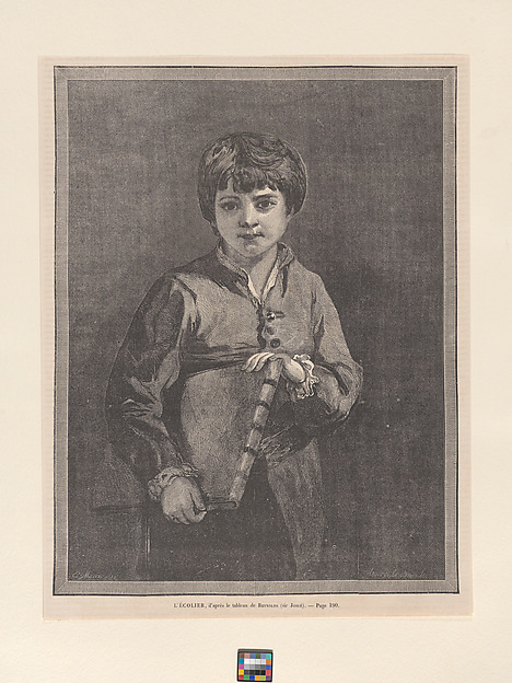 Henry Linton, L'Écolier, from "L'Univers Illustré"