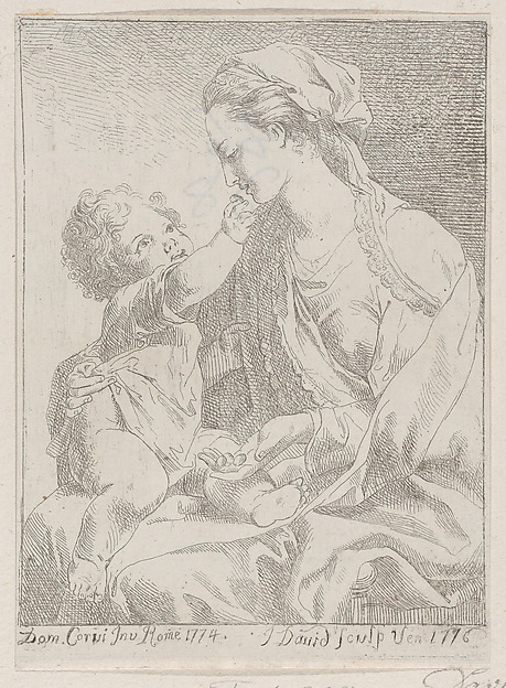 Virgin and Child by Giovanni David