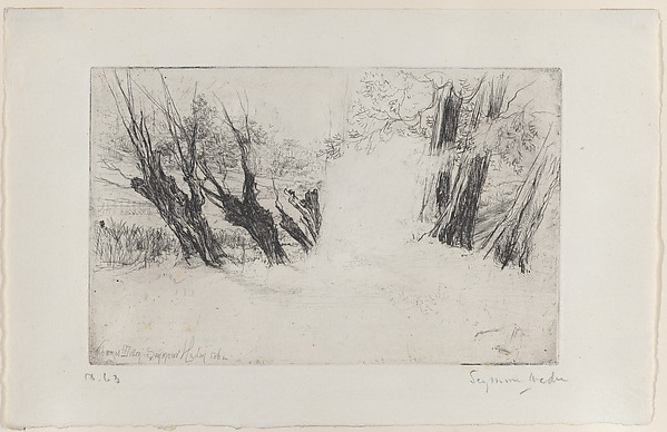 Sir Francis Seymour Haden, The Lovers' Walk, No. 1