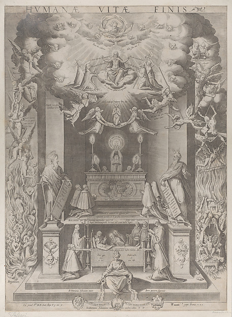 Allegory of the end of man's life
