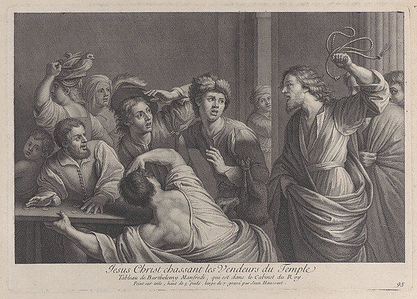 Christ driving the merchants from the temple