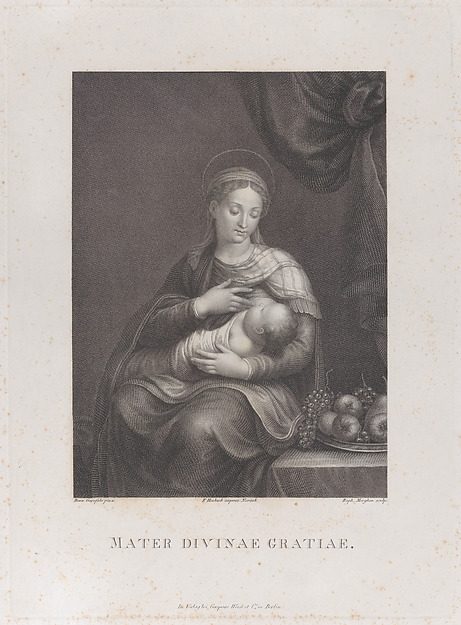 Raphael Morghen, La Madonna del Latte