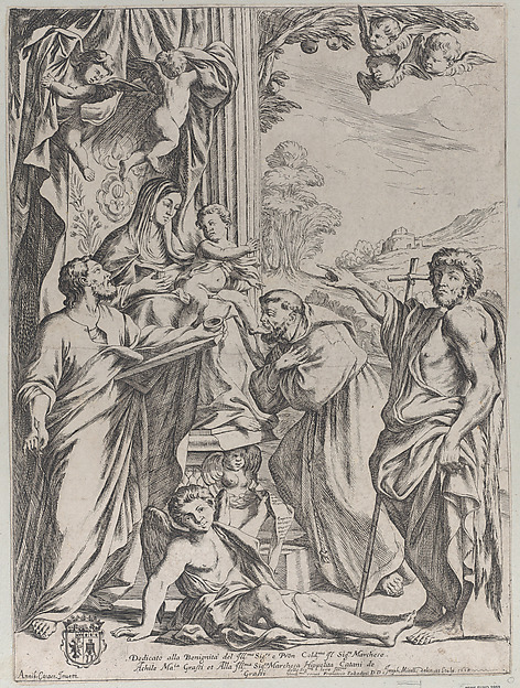 The Virgin Enthroned with Three Saints