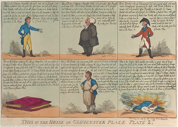 This is the House in Gloucester Place, Plate 2