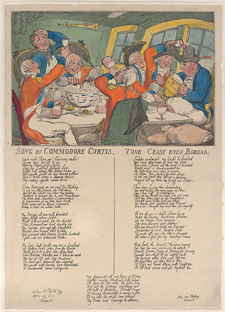 Song by Commodore Curtis. Tune Cease Rude Boreas.