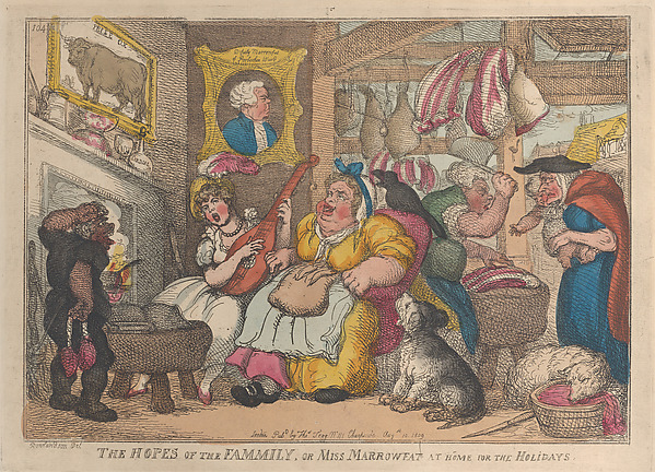 The Hopes of the Family, or Miss Marrowfat at Home for the Holidays