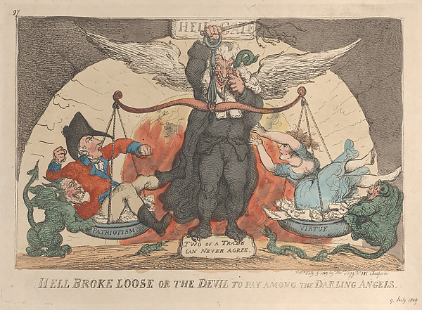 Hell Broke Loose, or the Devil to Pay Among the Darling Angels