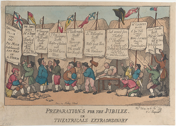 Preparations for the Jubilee or Theatricals Extraordinary