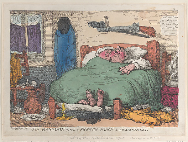 Thomas Rowlandson, The Bassoon with a French Horn Accompaniment