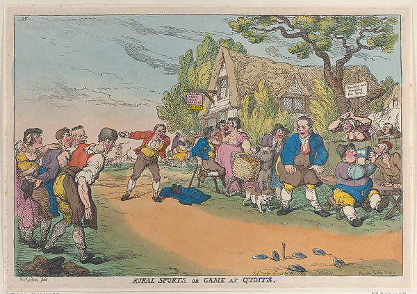 Rural Sports or Game at Quoits