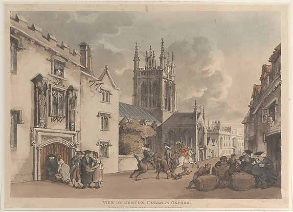 View of Merton College Oxford