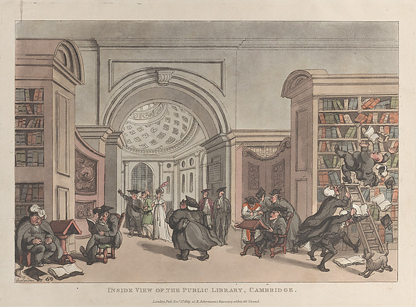 Inside View of the Public Library, Cambridge
