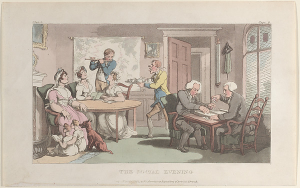 The Social Evening, from "The Vicar of Wakefield"