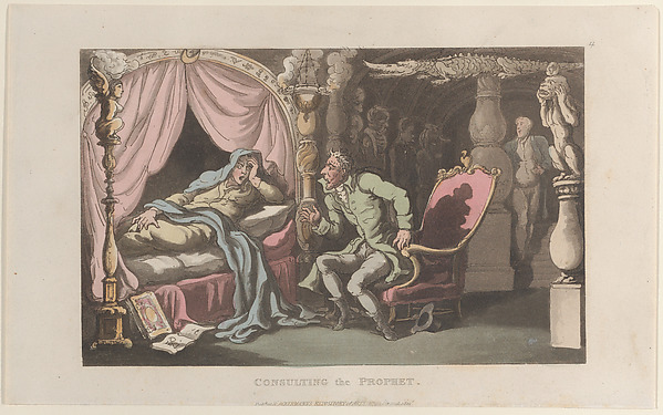 Consulting the Prophet, from "Journal of Sentimental Travels in the Southern Provinces of France, Shortly Before the Revolution"