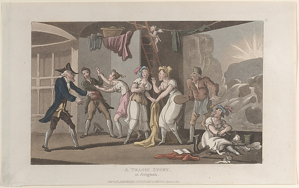 A Tragic Story at Avignon, from "Journal of Sentimental Travels in the Southern Provinces of France, Shortly Before the Revolution"