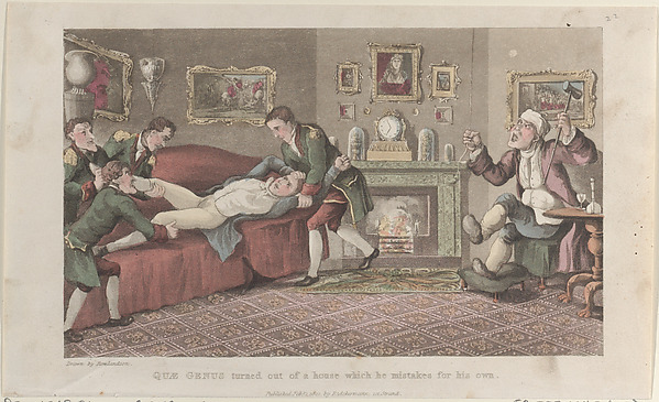 Quae Genus Turned out of a House Which He Mistakes for His Own
