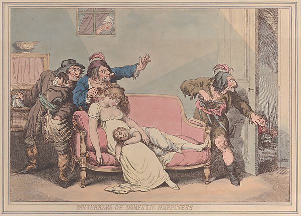Disturbers of Domestic Happiness by Thomas Rowlandson, The Metropolitan Museum of Art