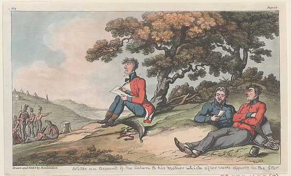 Johnny writes an account of the action to his mother, which afterwards appears in the Star