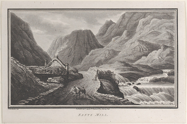 Nantz Mill, from "Remarks on a Tour to North and South Wales, in the year 1797"