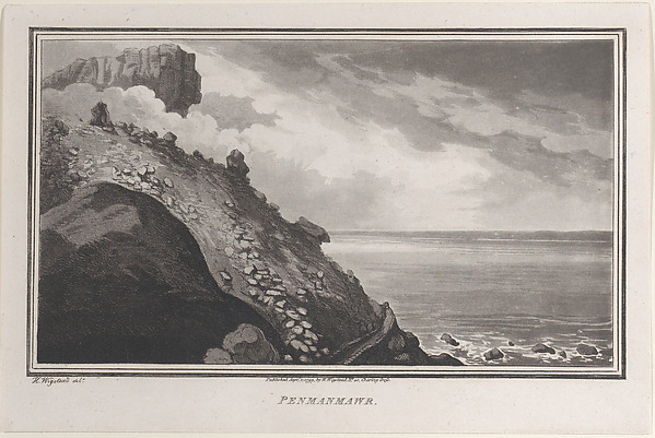 Penmanmawr, from "Remarks on a Tour to North and South Wales, in the year 1797"