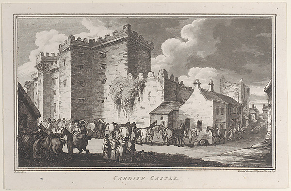 Cardiff Castle, from "Remarks on a Tour to North and South Wales, in the year 1797"