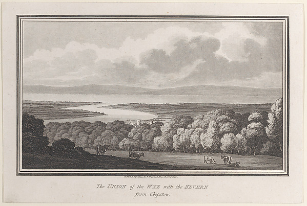 The Union of the Wye with the Severn from Chepstow, from "Remarks on a Tour to North and South Wales, in the year 1797" by John Hill, The Metropolitan Museum of Art