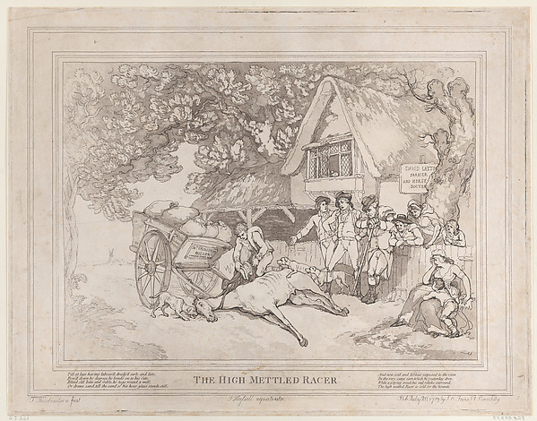 The Cart Horse (from The Life of a Racehorse, or The High-Mettled Racer)
