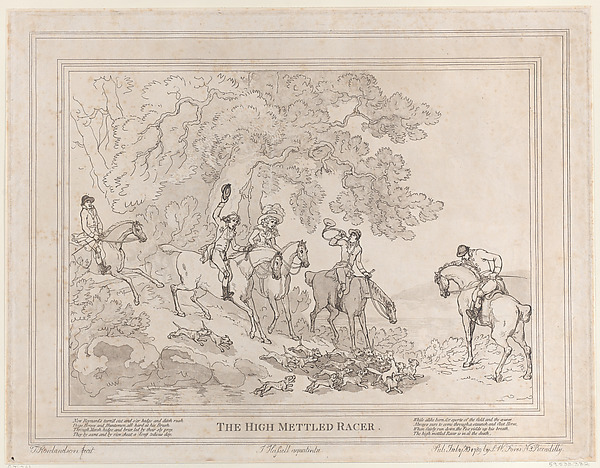 The Hunter (from The Life of a Racehorse, or The High-Mettled Racer)