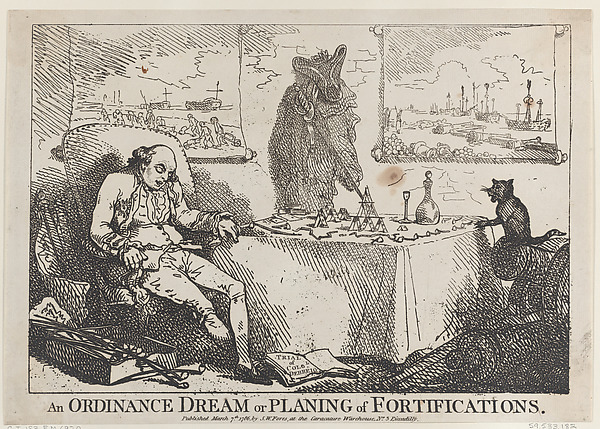 An Ordinance Dream or Planning of Fortifications by Thomas Rowlandson, The Metropolitan Museum of Art