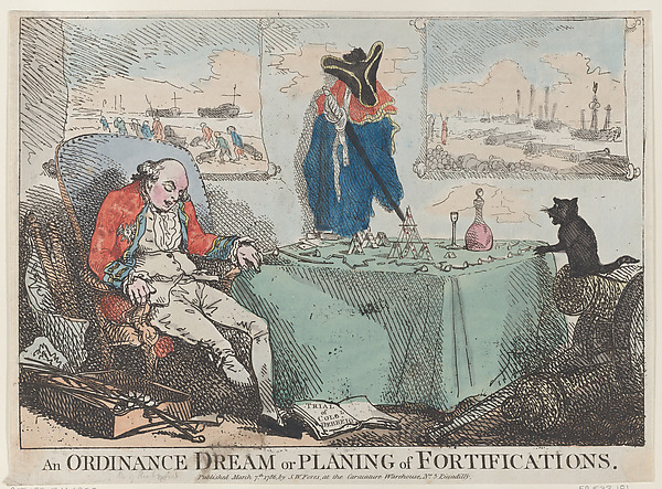 An Ordinance Dream or Planning of Fortifications by Thomas Rowlandson, The Metropolitan Museum of Art