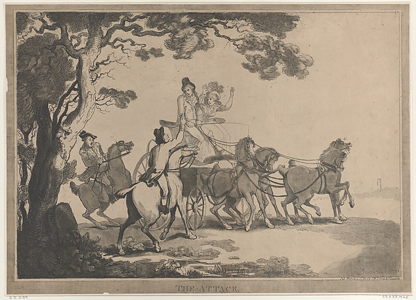 The Attack by Thomas Rowlandson, The Metropolitan Museum of Art