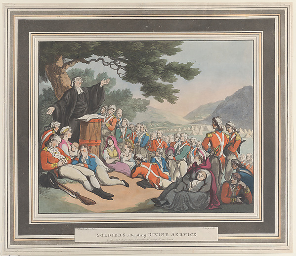 Soldiers Attending Divine Service