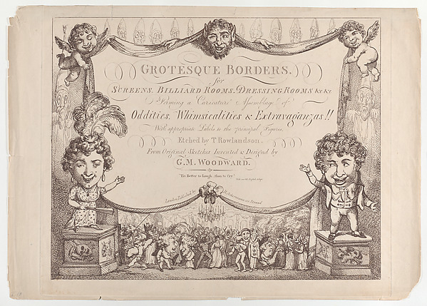 Grotesque Borders for Screens, Billiard Rooms, Dressing Rooms, &c &c